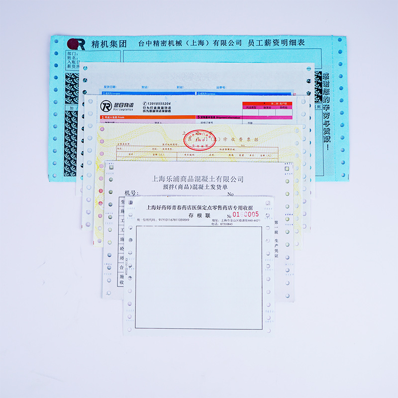 Color NCR Carbonless Copy Paper Receipt Book 3-Layer & 2-Layer Printing Restaurant Hotel Bill Receipt Invoice Book Paper Featured Image