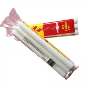 2021 Good Quality Healthy Candle Wax - 400G south africa fluted candles 6pcs in bag high quality  – Zhongya