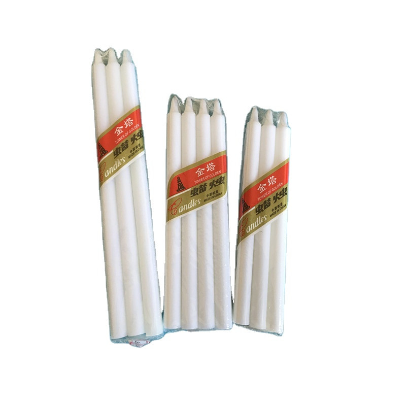 Leading Manufacturer for Candle Pins - Smokeless And Smooth White Household Candle For Africa Market  – Zhongya detail pictures