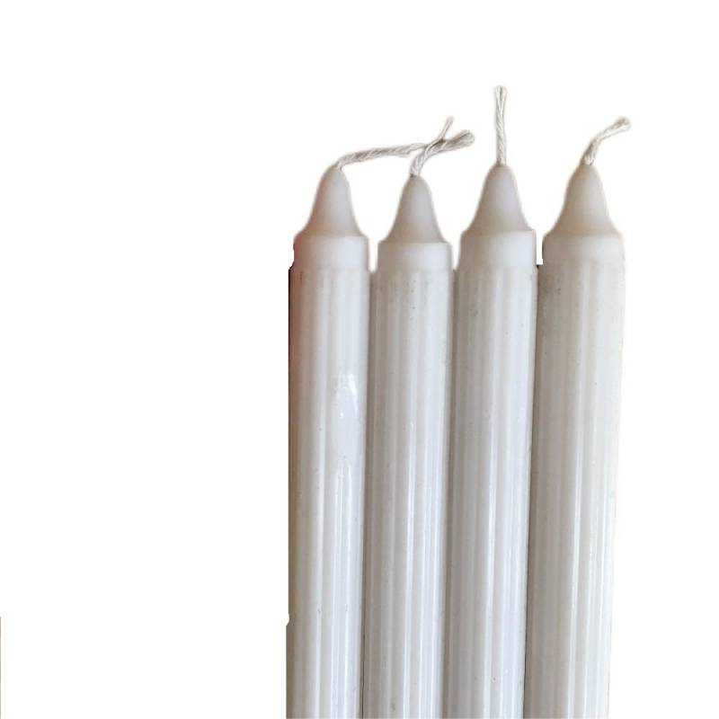400G south africa fluted candles 6pcs in bag high quality