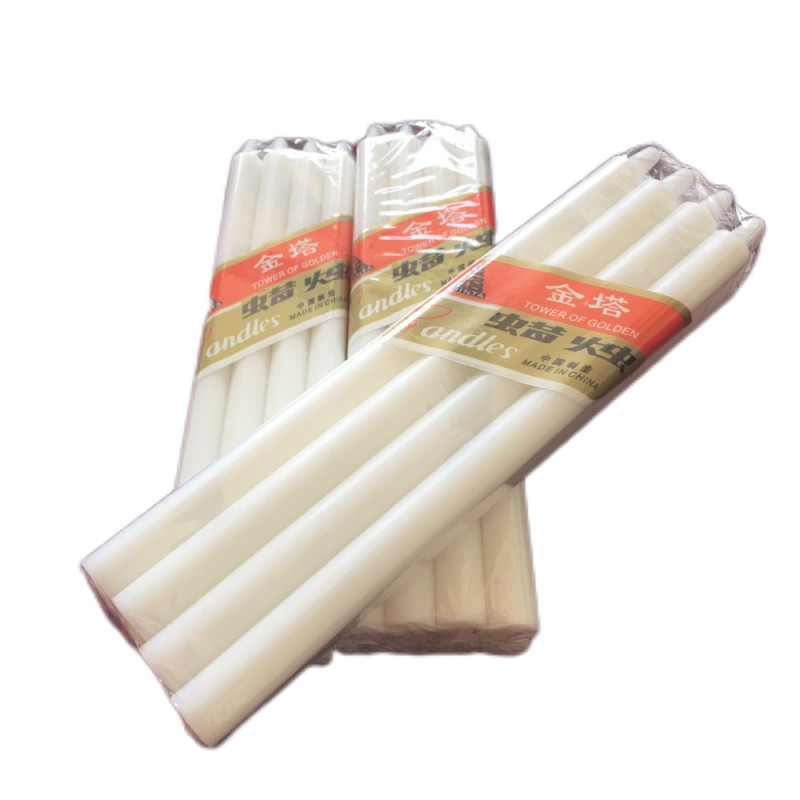 2022 hot sale paraffin wax candles stick Congo small and larger pillar shirnk pack candle
