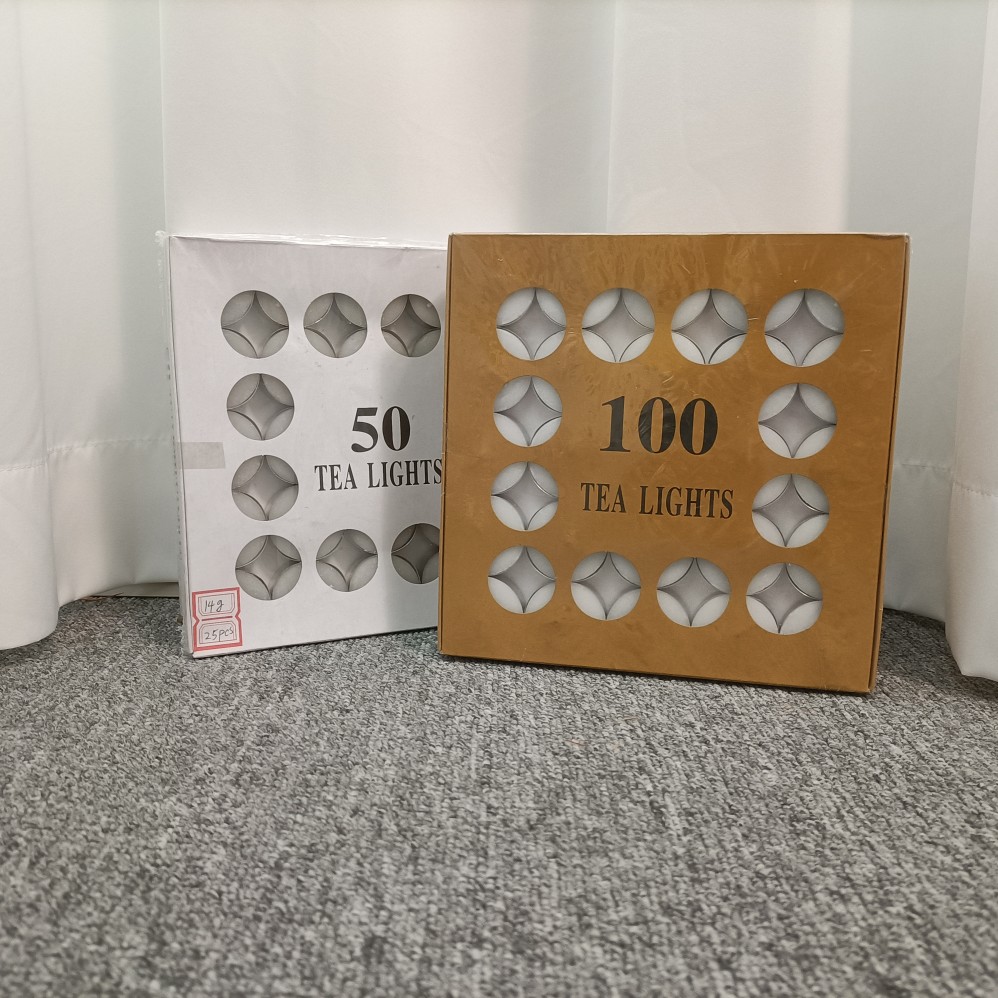 Cheap Price Tealight Candle Box Package 50pcs 100pcs Factory Direct Sell