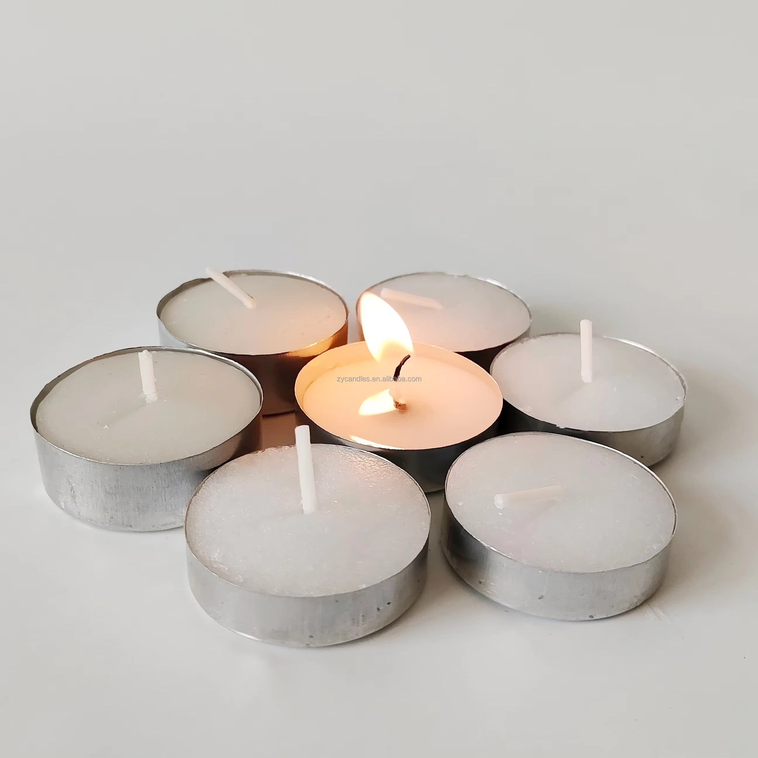 25pcs Aluminium Cup Candle Tealight Shrink Pack Package for Home Decoration