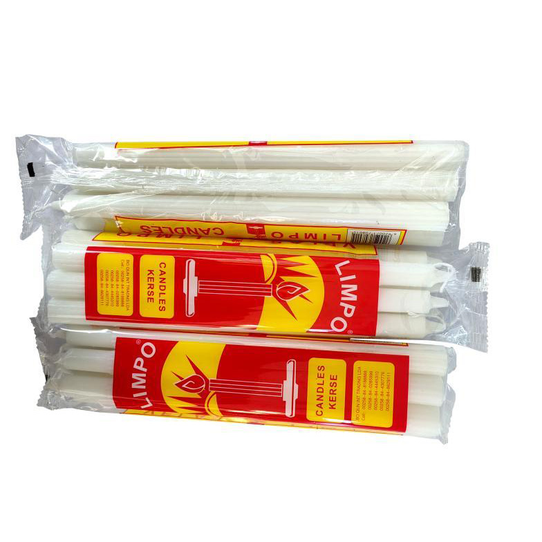 No tears and no smoke White fluted Candle to Angola market