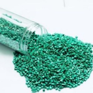 Green PET color mastergrain green chemical fiber color type