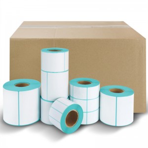 Aufkleber für Etikettendrucker mit direkter Thermo-Etikettenpapierrolle