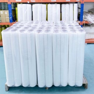 Plastic LLdpe pallet wrap film rolls suitable for both machine and hand packing