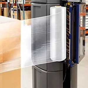 Hochwertige Kunststoff-LLdpe-Palettenfolienrollen für maschinelle und manuelle Verpackung