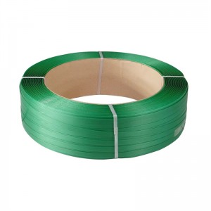 Green Polyester Strap Roll Heavy Duty Embossed PET Plastic Packing Band
