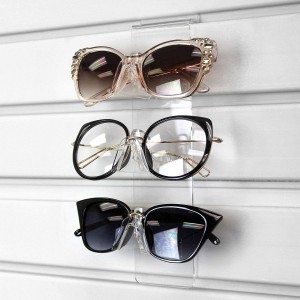 Slatwall Acrylic Sunglasses Display Holder