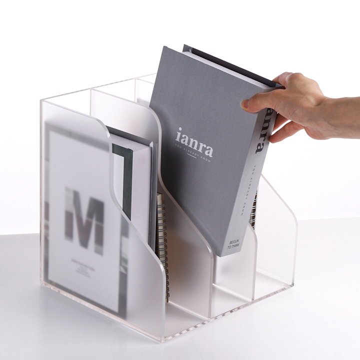 Acrylic Files perspex Brochure Holder Stand1