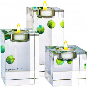 Acrylic Crystal Candle Holders