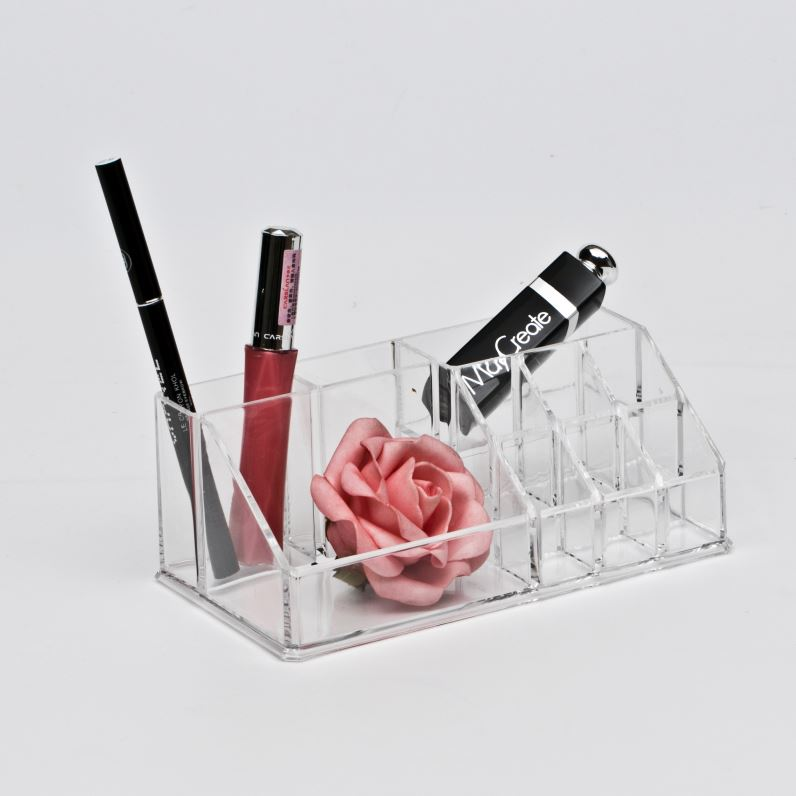 Factory wholesale Acrylic Laptop Stand - Clear Acrylic Cosmetic Makeup Display Stand  – Zhanyu