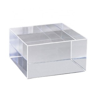 Clear Plexiglass Cube for Jewelry Display