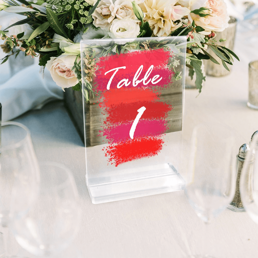 Hot New Products Acrylic Wine Holder - Acrylic tabletop wedding cards – Zhanyu