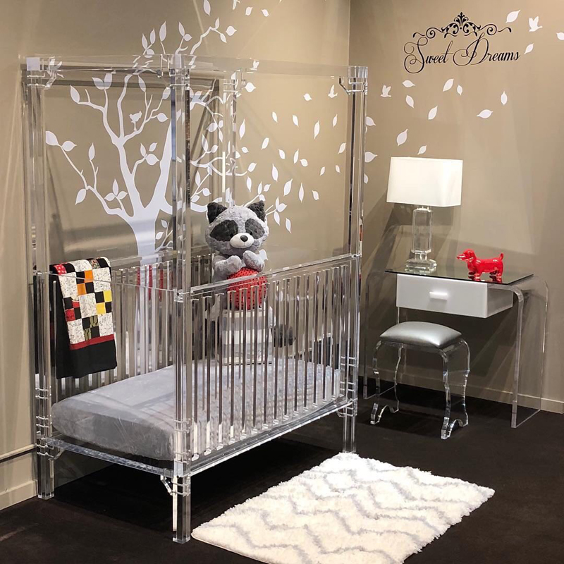 Luxury Acrylic baby bed room1