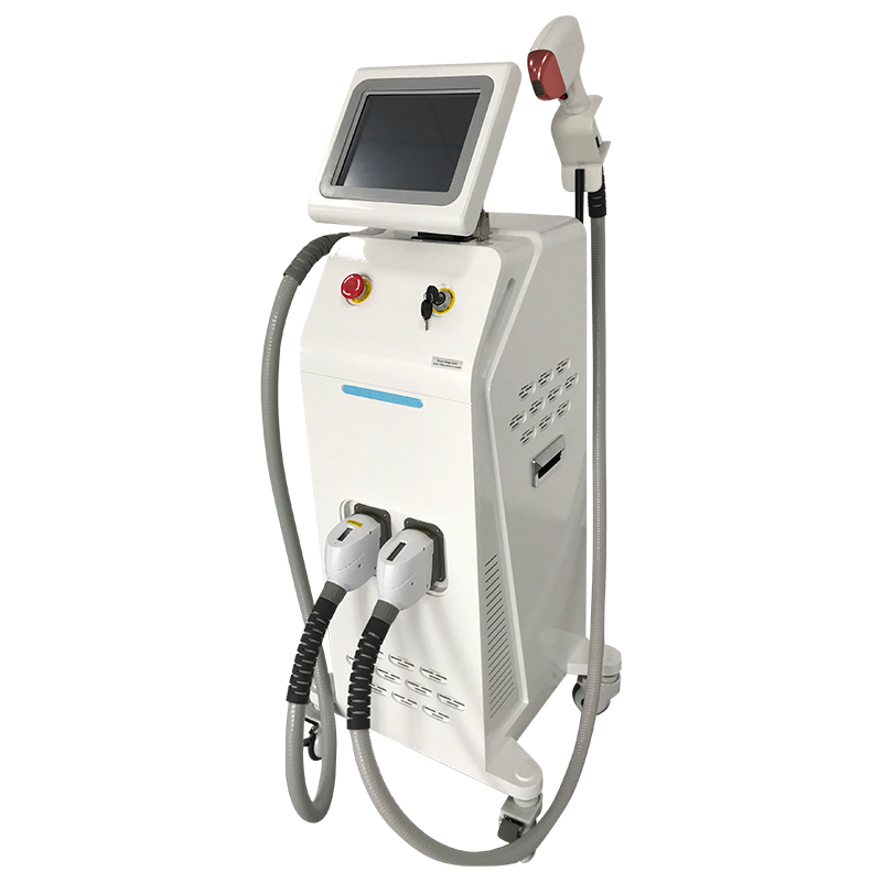 Vertical 2 in 1 diode laser Hair Removal ND YAG Laser machine (1)