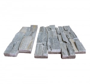 Natural green wood grain cement culture stone
