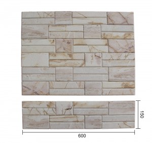 Natural sandstone polished chamfered tile