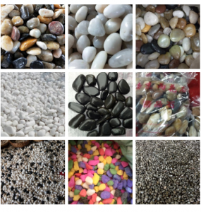 Cobbles & Pebbles For park, driveway, plaza, yard, square, landscaping, decoration or paving material
