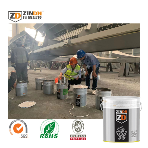 ZINDN Coatings epoxy resin light color conductive mica water-based oil-resistant electrostatic conductive topcoat ZDW6810