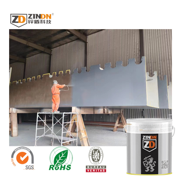 ZINDN Coatings China Manufacturer Waterborne Epoxy Zinc-rich Primer Paint ZD5070
