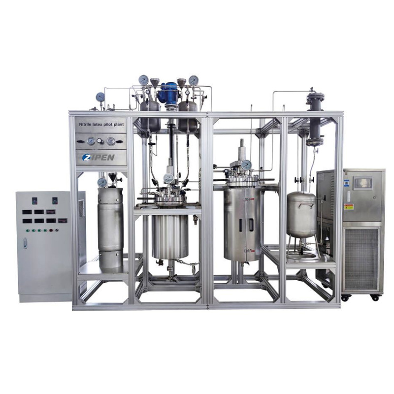 Experimental Nitrile Latex Reaction System
