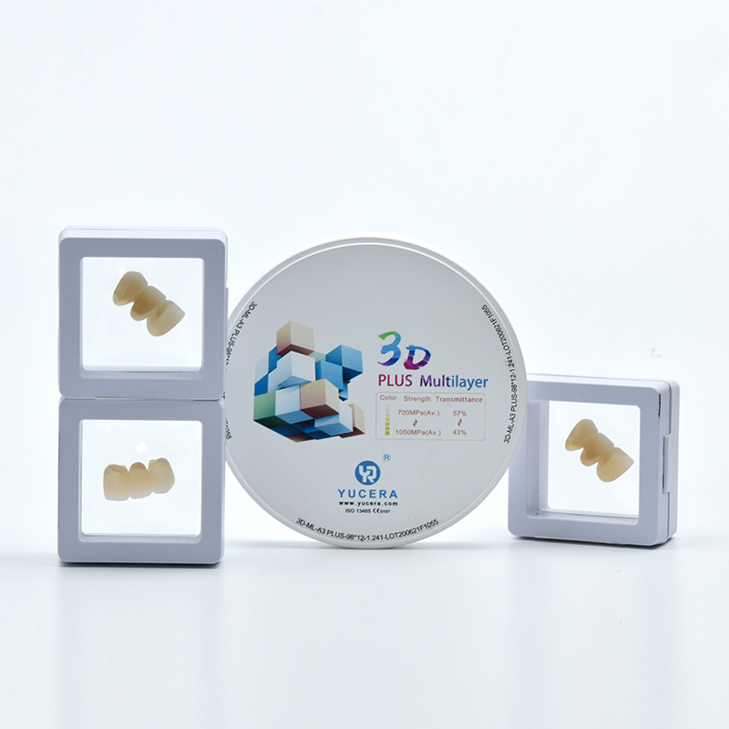 China Wholesale Dental Zirconia Blocks Quotes Pricelist - YUCERA 16 Color 3D Plus 1500 ℃ Multilayer Zirconia Block – Yurucheng