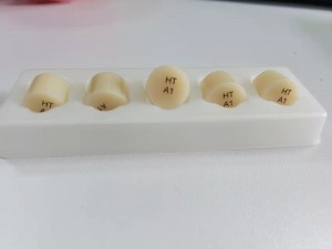 YUCERA Dental CAD CAM Materials 10 Pieces /HT LT Disilicato Press Ingots Lithium Disilicate in Tablet Block