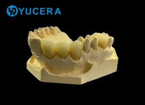 Blocs en céramique dentaire Yucera 3D plus bloc de zircone multicouche pour fraiseuse cadcam