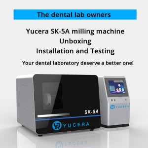 Yucera A51 A52 Five-Axis Zirconia Processing Machine Dental milling machine CE from manufacturer SK-5A dental milling machine