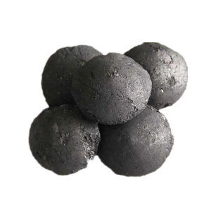 Bola de FerroSilicon para fabricação de aço com bom preço Fornece desoxidante de briquete de silício resistente ao desgaste de carboneto de silício