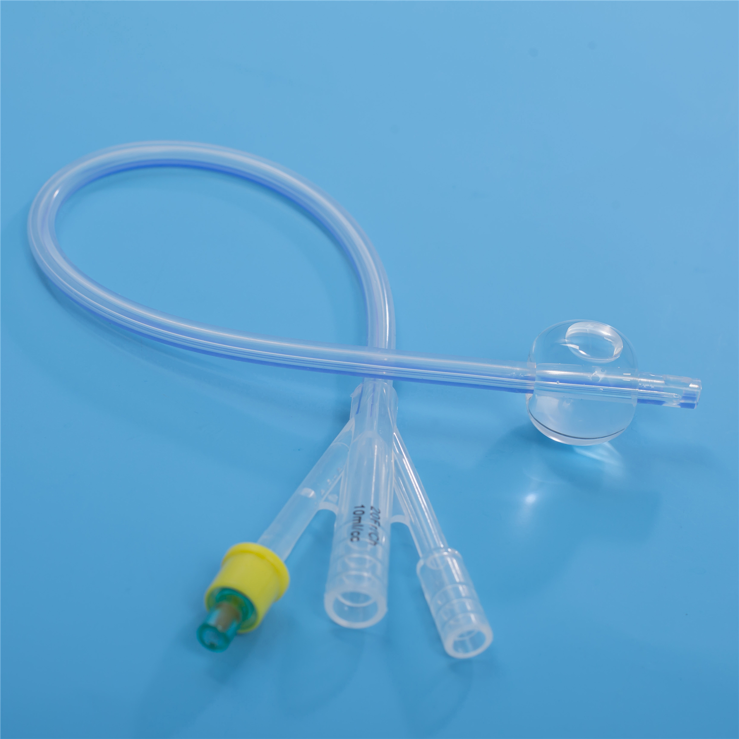 China Integrated Flat Balloon Silicone Urinary Catheter With Round Tip Tiemann Tip Open Tip 2
