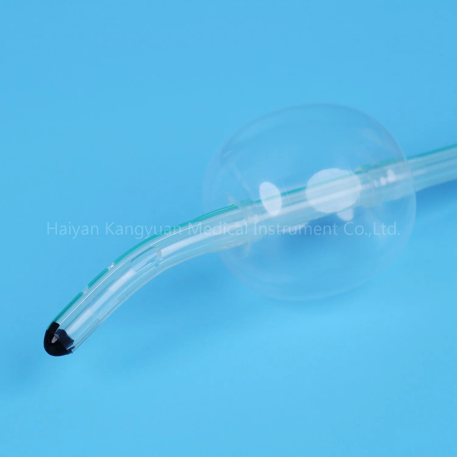 Lachin Silicone Foley Catheter Twa Fason Coude Tip Tiemann Nòmal Balon Manifakti