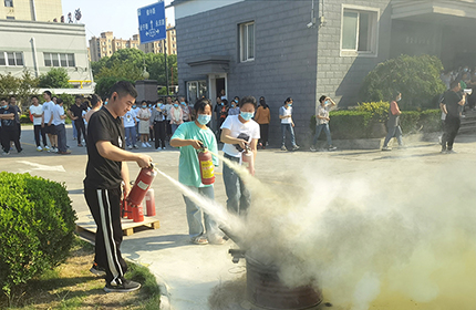 Kangyuan Medical carry out safety production month fire training