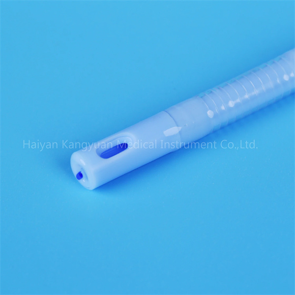 2 Way Blue Silicone Foley Catheter pẹlu Unibal Integral Balloon Technology Integrated Flat Balloon Open Tipped Suprapubic Use Catheter