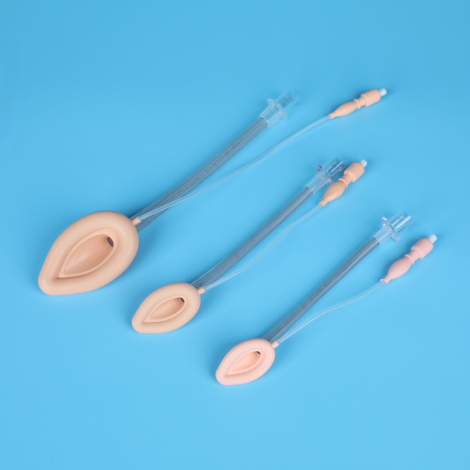 Anesthesia Spiral Wire-Yakasimbiswa Laryngeal Mask Airway Silicone Rlma Disposable
