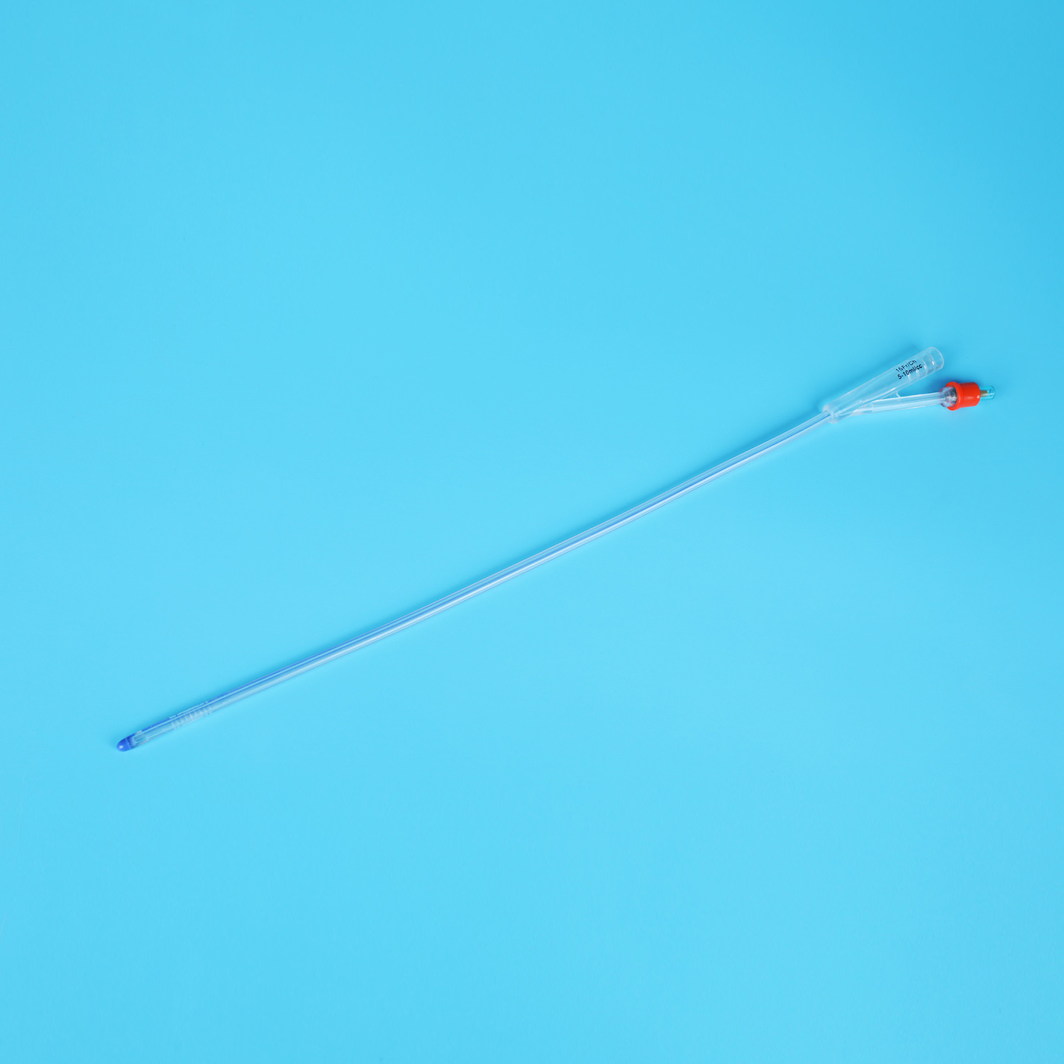 2 Txoj Kev Silicone Foley Catheter nrog Unibal Integral Balloon Technology Integrated Flat Balloon Round Tipped Urethral Siv