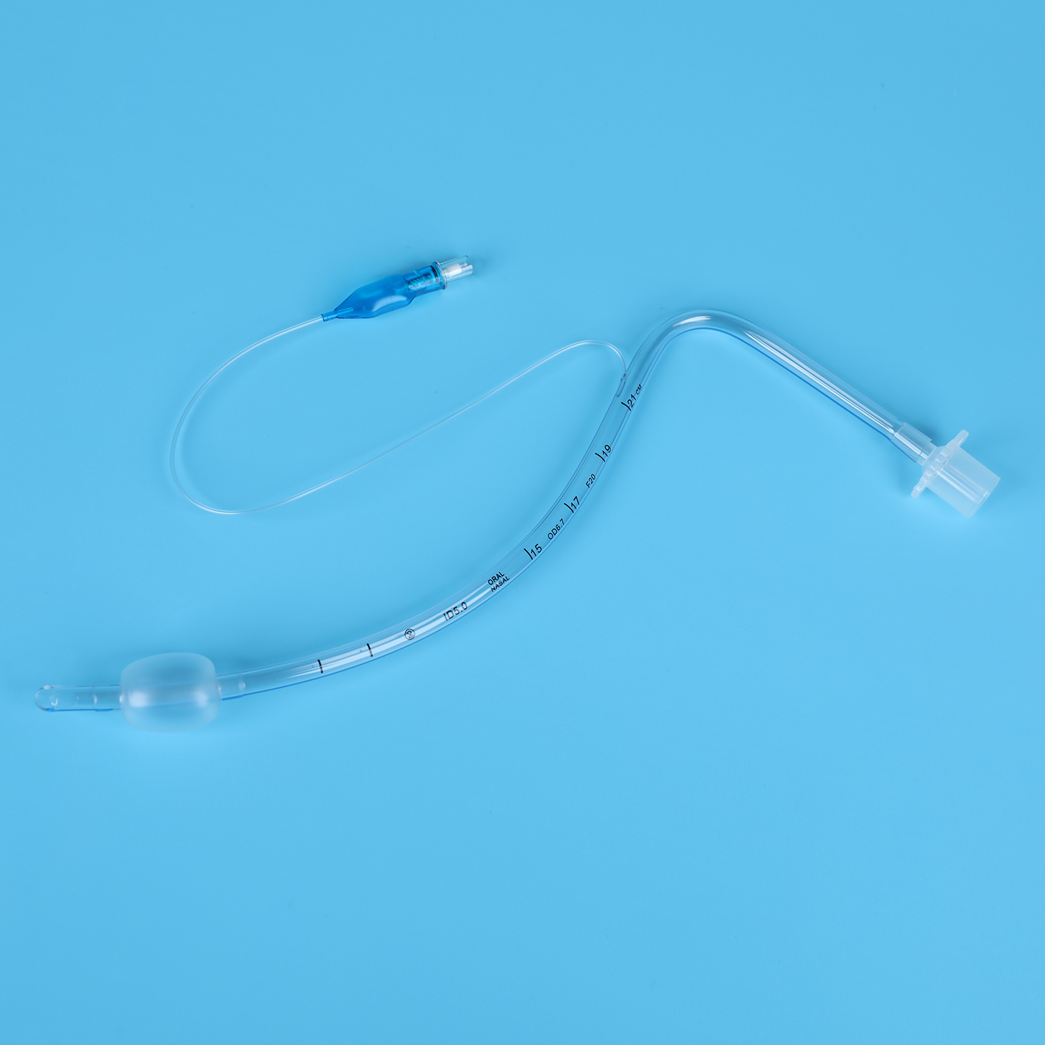 Cuffed Nasal Preformed (RAE) Endotrakeal Tube PVC Engångstillverkare