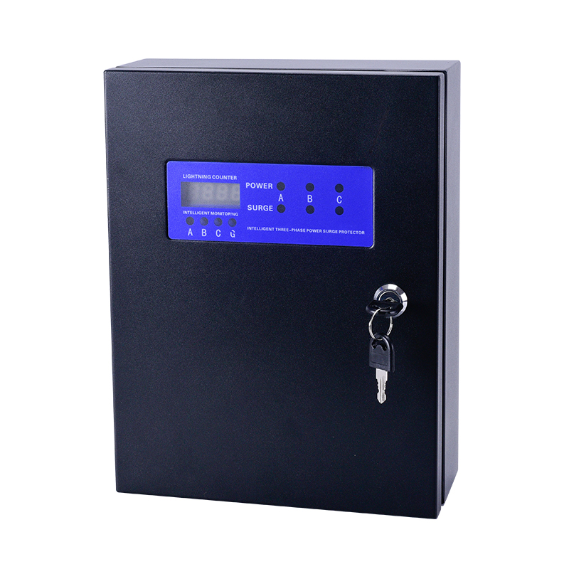 Single-phase power lightning protection box