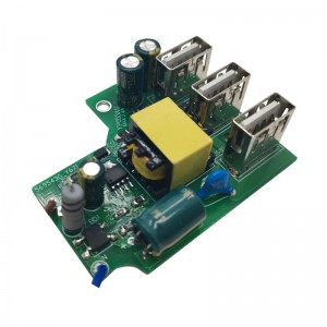 Multiple USB 5 volt 2.4A Wall Gan Mobile Charger PCB Board Charging Module