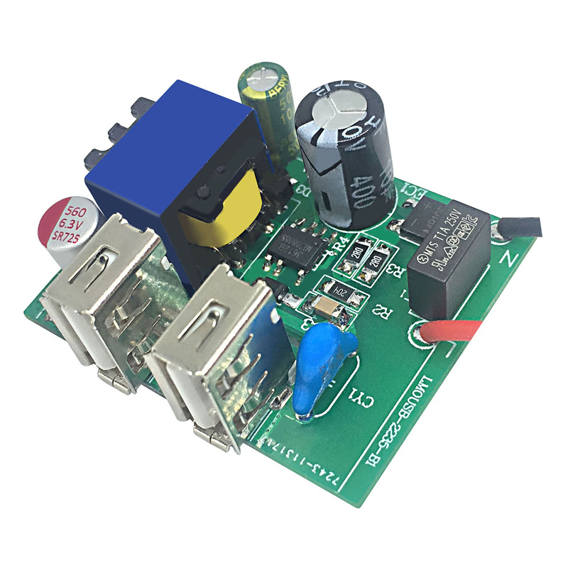 China wholesale Power Circuit Board Suppliers –  Cheap Price 5V 2A USB Charging Mobile Charger Circuit Board Module PCB – LMO