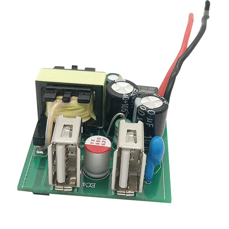 China wholesale 5 Volt Charger Module Suppliers –  Cell Phone Charger Power 5V 2 Amp Adapter Dual USB Wall Charger Circuit Pcba Board – LMO