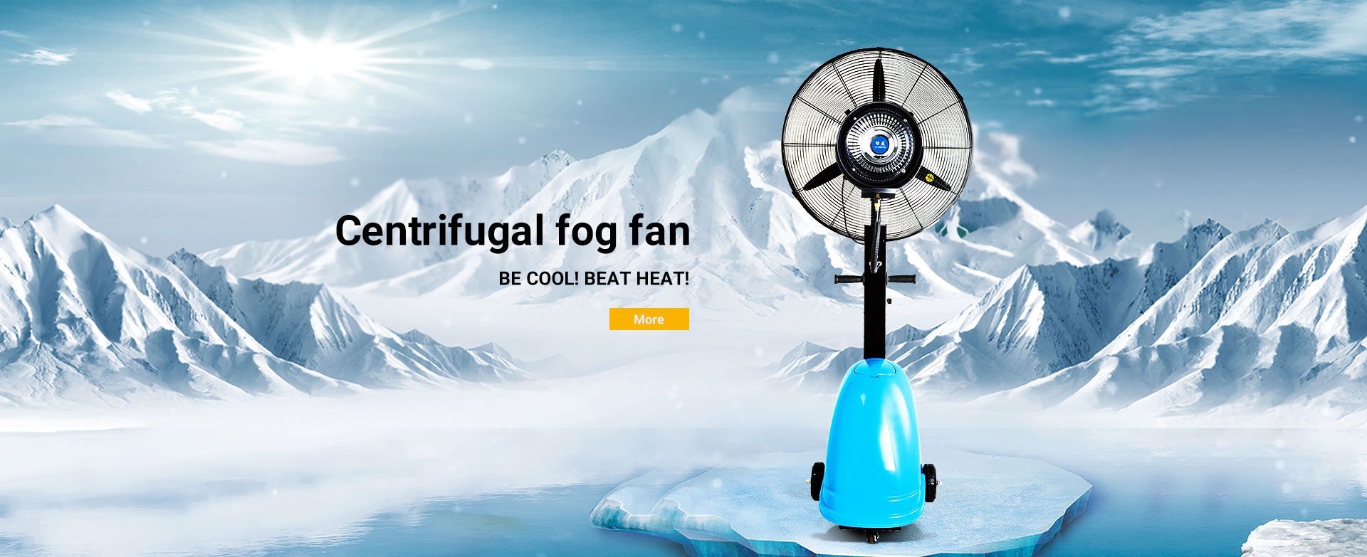 Water Mist Fan Height adjustable Centrifugal Mist Fan