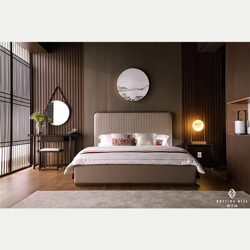 Wooden Bedroom Set in New Chinese Style Featured Image