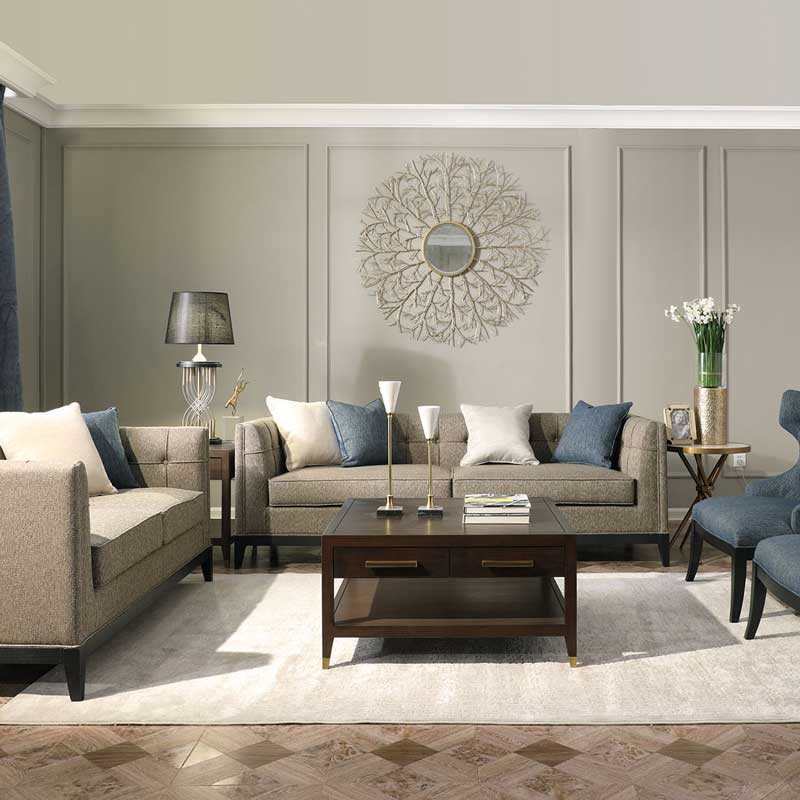 Cheap Discount Leisure Chair Supplier –  Modern Living Room Fabric Sofa Set – Notting Hill Furniture