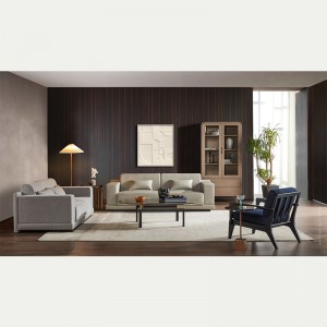 China Wooden Furniture Modern Living Room Sofa Set