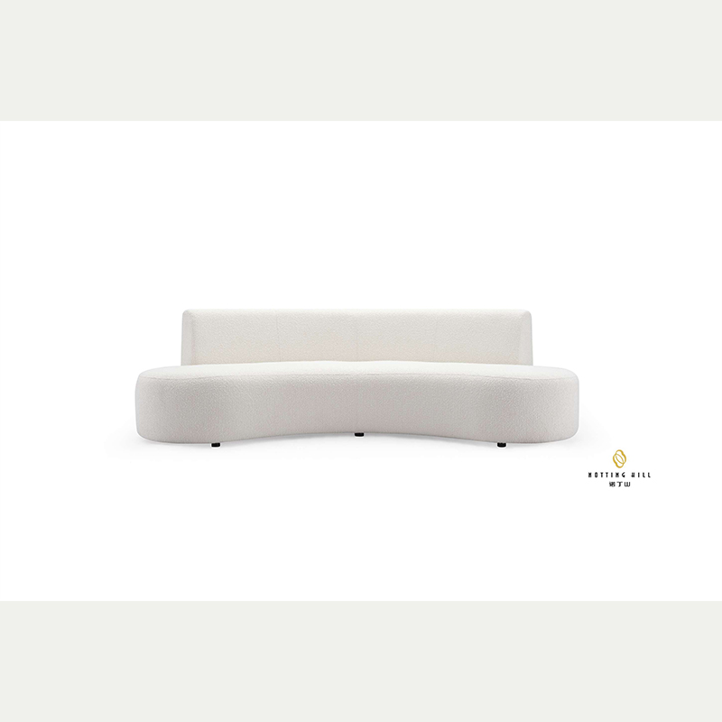 4-seater large curved sofa