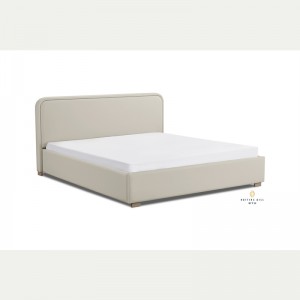 OEM/ODM Manufacturer Modern Design Wooden & Upholstered Bed