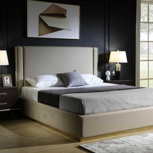 China High Quality Console TV Manufacturers –  Upholstered Platform 3 Piece Bedroom Set – Notting Hill Furniture
